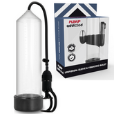 PUMP ADDICTED - TRANSPARENT VIBRATOR RX5